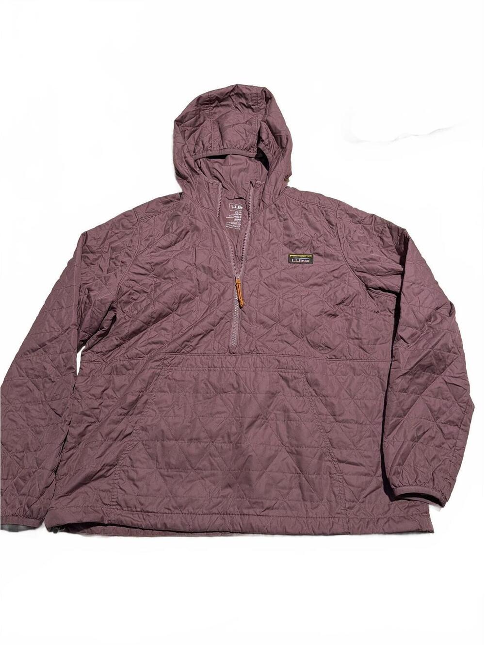 LL Bean Women's Quilted Pullover Jacket with Hood